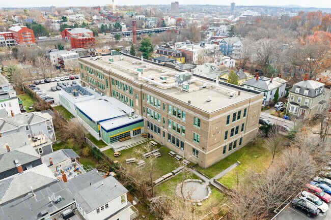 Fenway High School provides an early college education to students in Mission Hill, Boston, MA.
