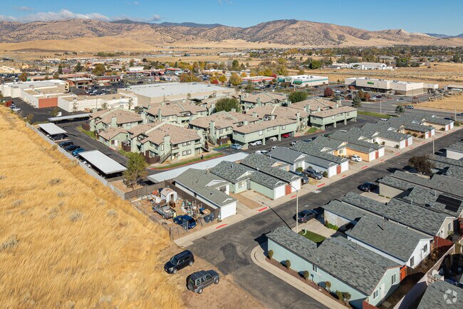 The residents of Tehachapi enjoy the view of the nearby mountains.