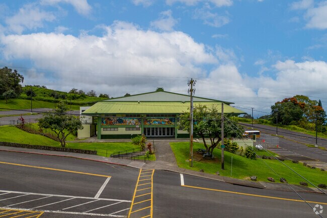 Konawaena Middle School is across from the high school.