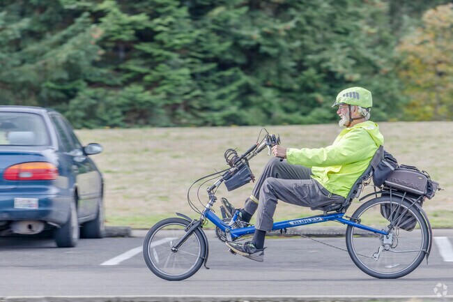 Getting around on bike is the go to in The Lakes area of Lacey WA.