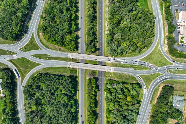 U.S. Route 15 runs to Northern Virginia and Central North Carolina.