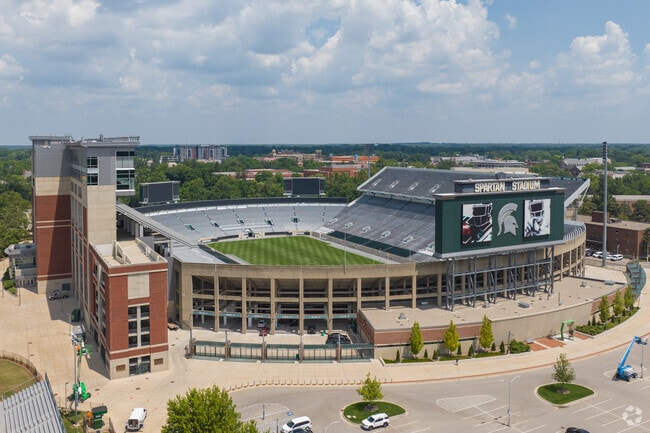 The main focal point within the Downtown East Lansing neighborhood is Michigan State University.