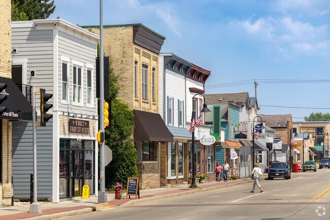 Historic buildings and small businesses shape the charm of downtown Waterford.