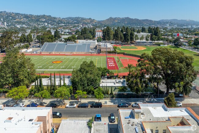 Walt Whitman High School serves grades 9-12.