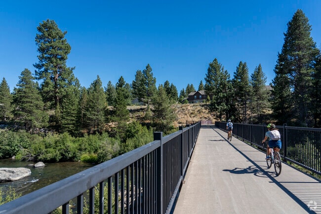Bikers can commute to Historic Truckee on the Legacy Trail or head out for some exercise.