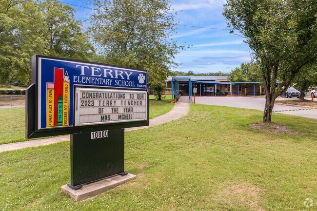 Many students in Rock Creek attend the nearby Terry Elementary School.