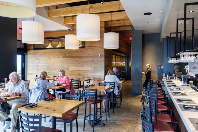 For a more upscale meal paired with fine wine and craft beer, head to Cooper's Hawk in Parole.