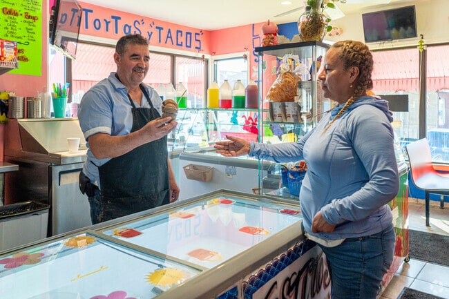 Los Jazmines De Michoacan serves delicious food and frozen treats in Chicago Heights.
