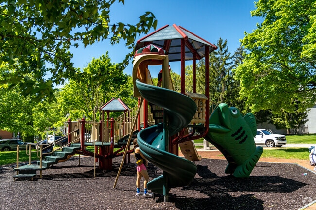 Kids can enjoy meeting new friends in the neighborhood at Rotary Club Playground.
