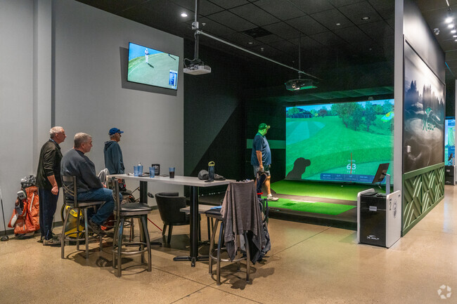 Xgolf helps locals work on their golf game in the Mirabeau neighborhood.