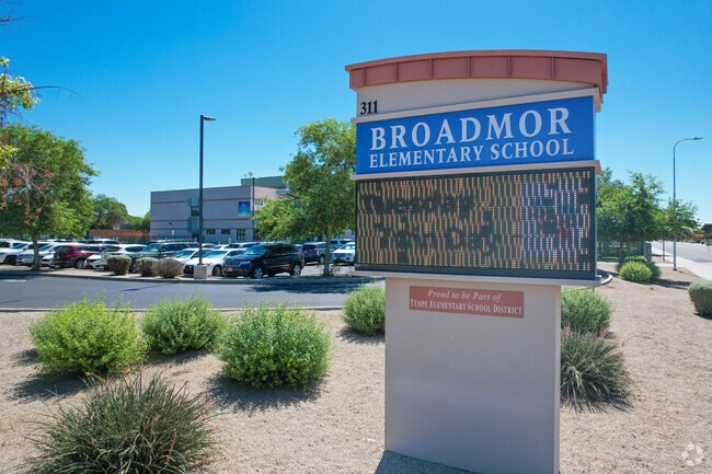 Broadmor Elementary in Tempe is part of the Tempe Elementary School District.