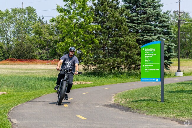 Oak Grove residents can bike the Rush Creek Regional Trail which connects to nearby parks.