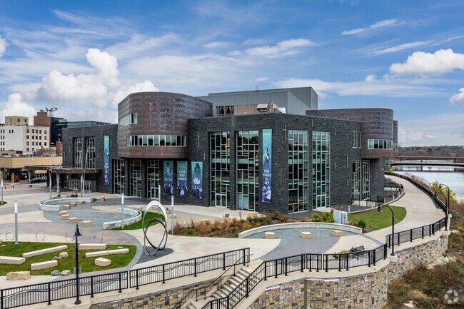 The Pablo Center at the Confluence is the home of art, theater, and entertainment in Eau Claire.