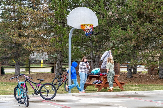Maynard Red Aurand Memorial Park brings neighborhood kids together to play.