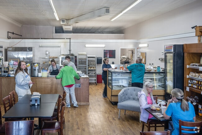 The Bake Shoppe is a popular destination for locals in Clinton.