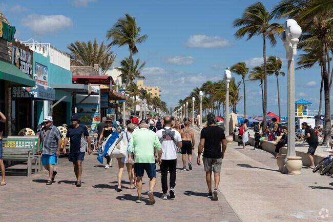 Liberia is a few miles away from Hollywood Beach.
