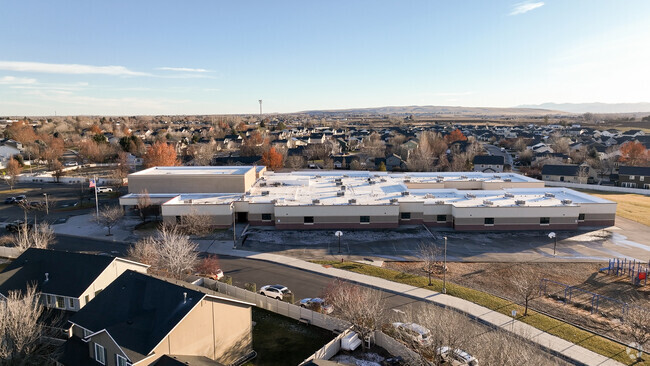 Kuna Middle School aerial north.