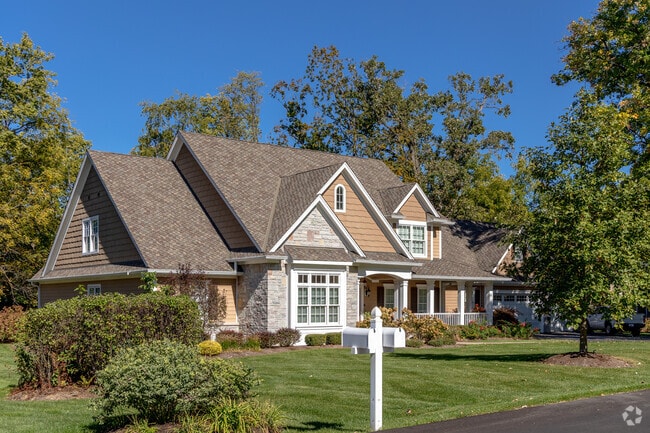 New traditional homes are common throughout Prestwick.