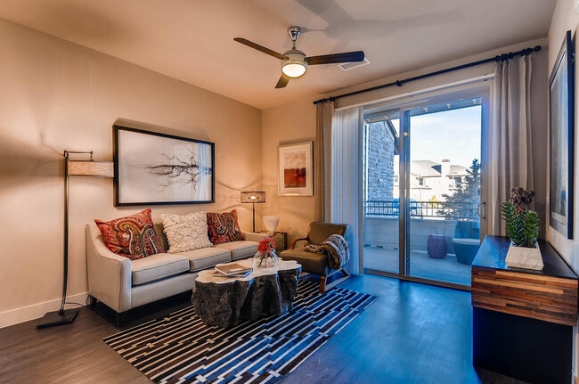 Living area and patio