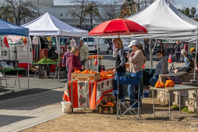 There are several fruit stands in San Pasqual.