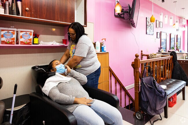 Local businesses flourish with longstanding patrons.