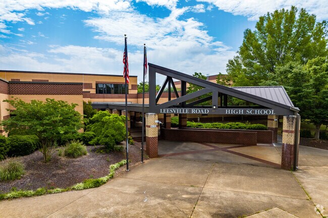 Leesville Road High School is known for its performing arts program.