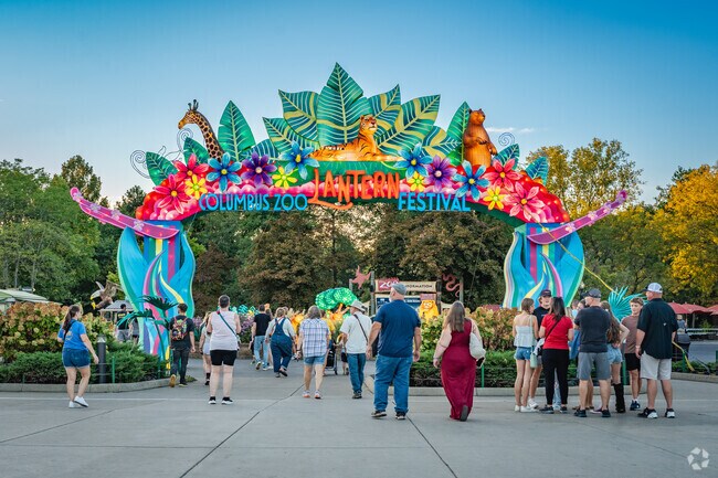 Columbu Zoo Lantern Festival takes place every year in Powell, Ohio.