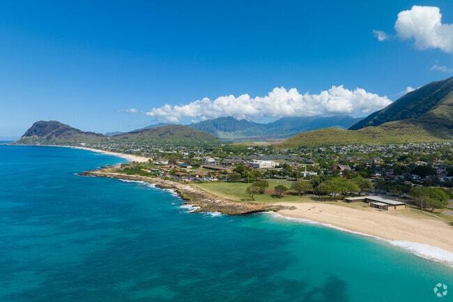 The Waianae coast has some of the most stunning beaches on Oahu.