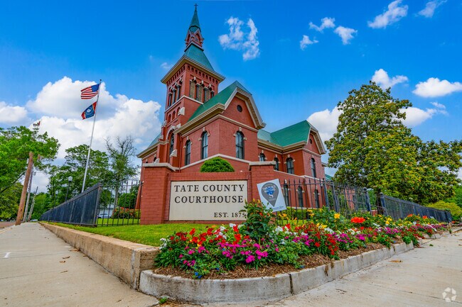 Senatobia is the county seat of Tate County.