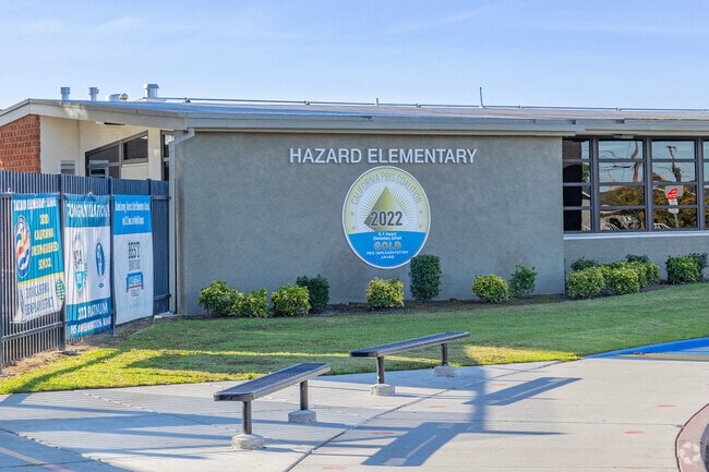 Teachers encourage learning at R. F. Hazard Elementary School.
