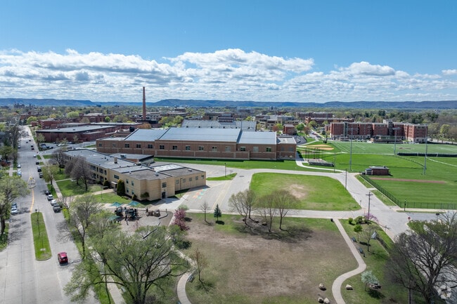 Emerson Elementary School is located adjacent to the University of Wisconsin-La Crosse.