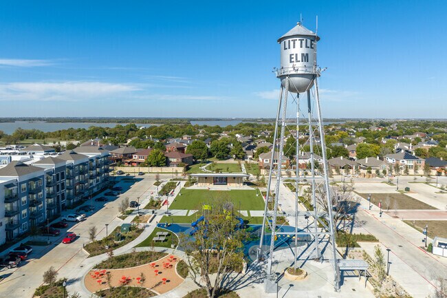 Little Elm entertainment district is around the corner from Lakewood Village.