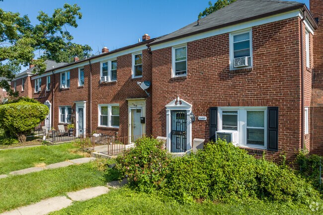 Hillen homes are set back from and usually above the street.