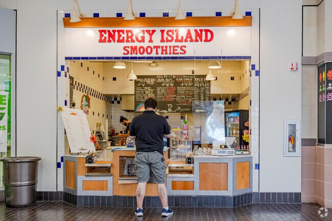 Stop by Energy Island Smoothies just minutes from Rocky Point at Kitsap Mall.