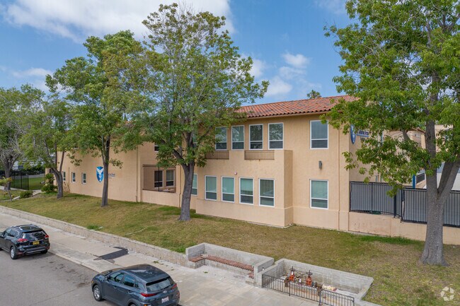 St. Katharine Drexel Academy as seen from the street.