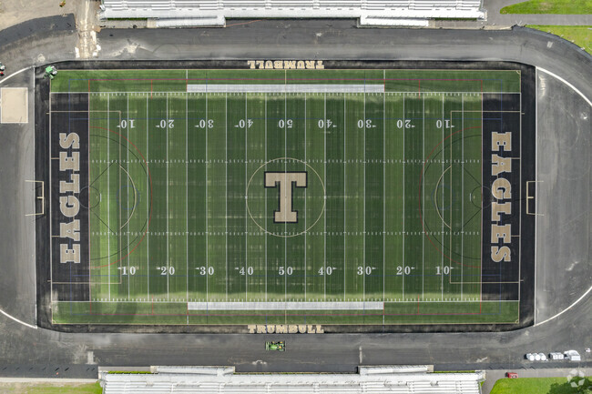 Trumbull High School is located at 72 Strobel Road in Trumbull, CT.