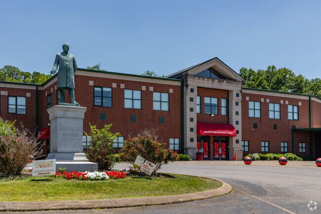 Jere Baxter Middle, attended by Talbot's Corner students, has a 17:1 ratio as of 2024.