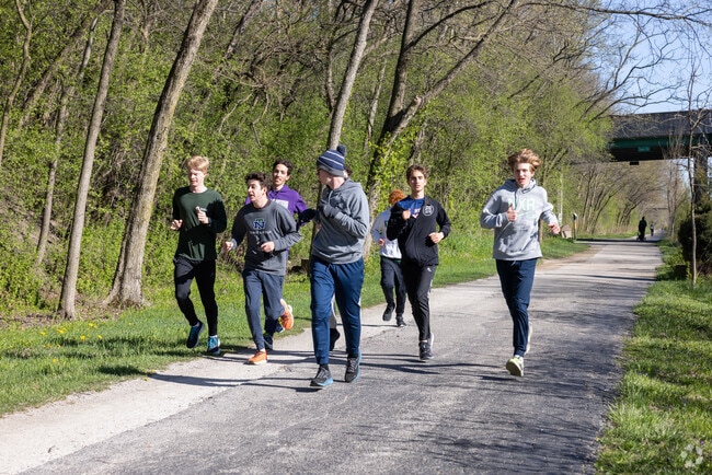 Northfield residents have access to the nearby Green Bay Trail.