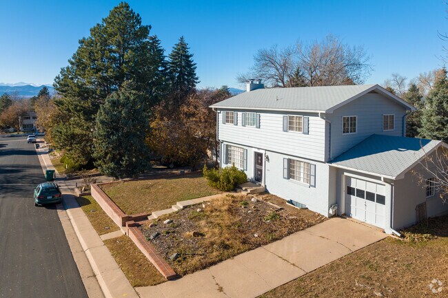 Two-story colonial homes are common in Southglenn.