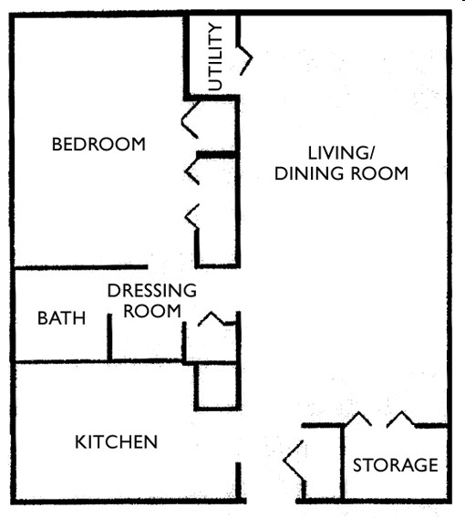 1BR/1BA