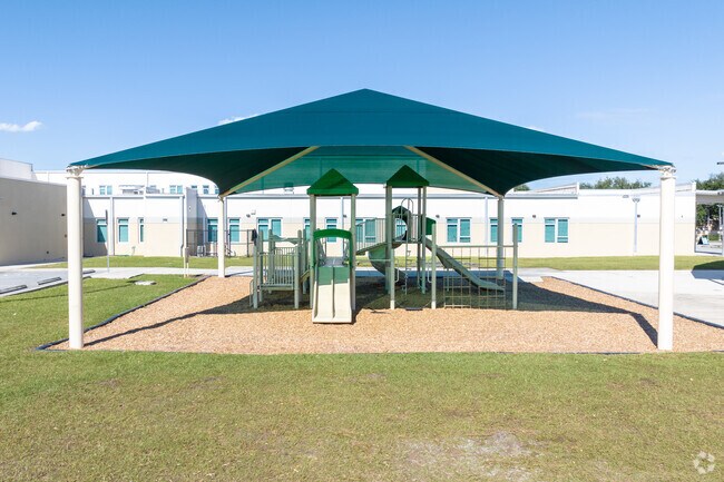Students at Meadow Woods Elementary love the playground during recess.