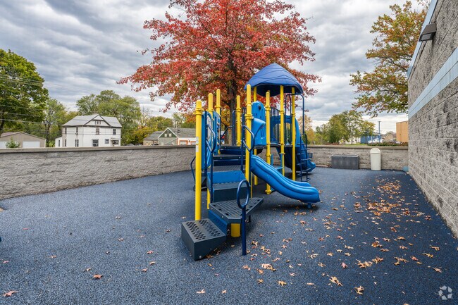 The children at Carmichaels Area Elementary Center have a small playground to use during recess.