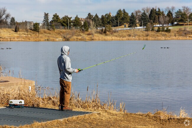 Berkeley Lake Park near Regis offers fishing, walking trails, and open green space.