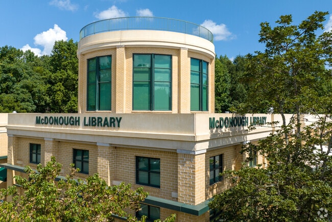 Locals can meet at the McDonough Library.