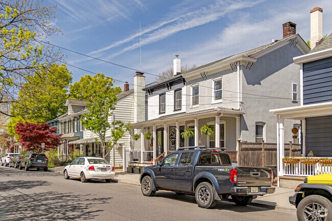 Graceful front porches and tree-lined streets make every corner of Lambertville a postcard-perfect setting for small-town life by the river.