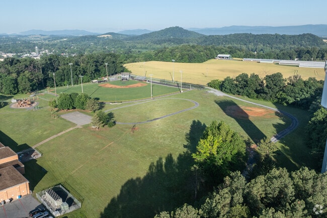 Students of John W. Wayland Elementary School in BridgeWater have easy access to ball fields.