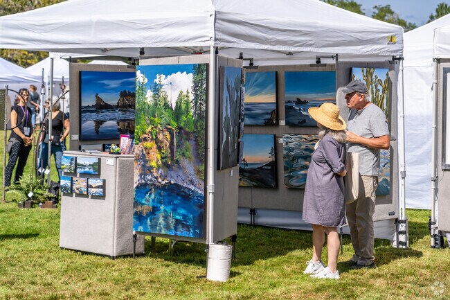 Bush's Pasture Park hosts the Salem Art Fair & Festival in September.
