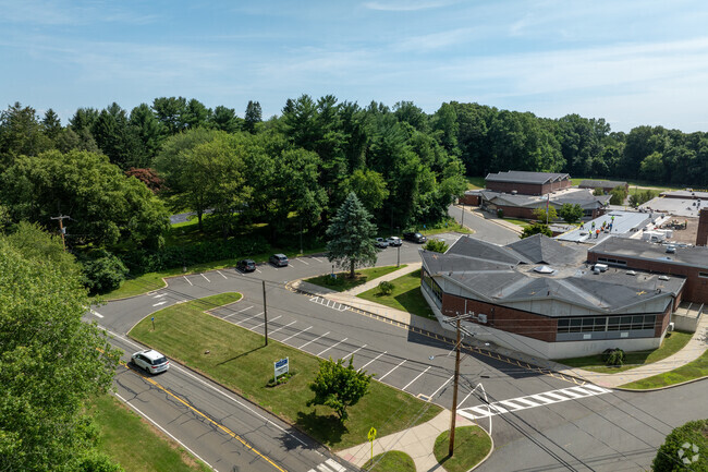 Booth Hill School sits on a large campus.