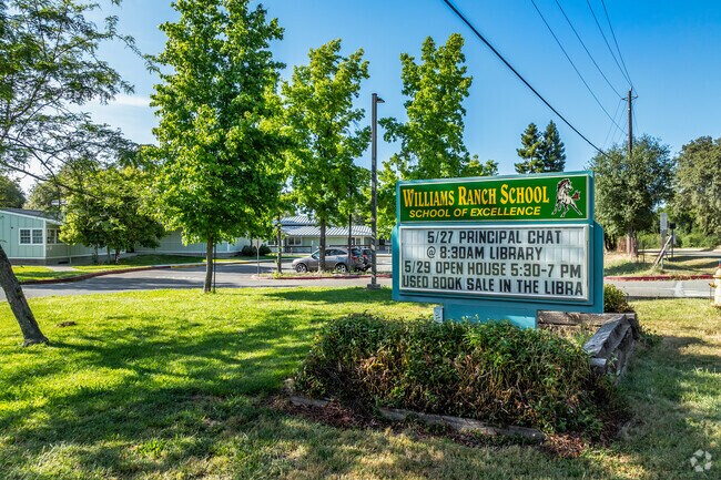 Williams Ranch Elementary School provides a safe, positive, and nurturing environment for students.