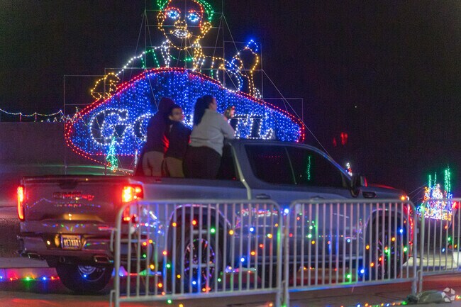 Glittering Lights takes place every year at the Las Vegas Motor Speedway.